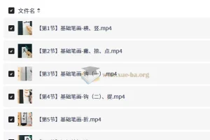 12节胆巴碑楷书甜点课 秀逸清丽楷书入门与集字创作