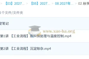 2027高三高考化学 缑振东 秋季班（S）工业流程专题精讲