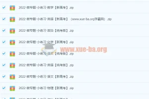 2021高中全科《微专题小练习》学霸网整理版