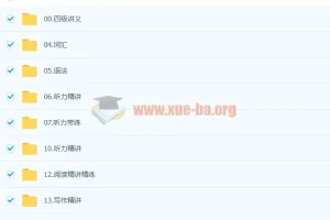 2023年12月大学英语四级全程班 石雷鹏主讲