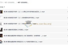 AI仿真人+2D+3D漫剧系统实战课：从小说创意到运营接单完整生产体系