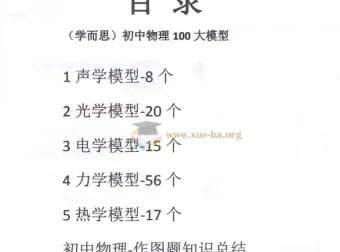 2026初中物理九年级高频易错500题+100大模型总复习