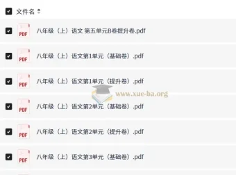 2026秋八年级上册语文单元卷（基础卷+提升卷）全套