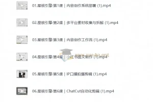 AI自动化内容创作系统实战课：从素材收集到自动剪辑全流程